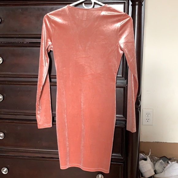 Pink Velvet Dress - Picture 4 of 4